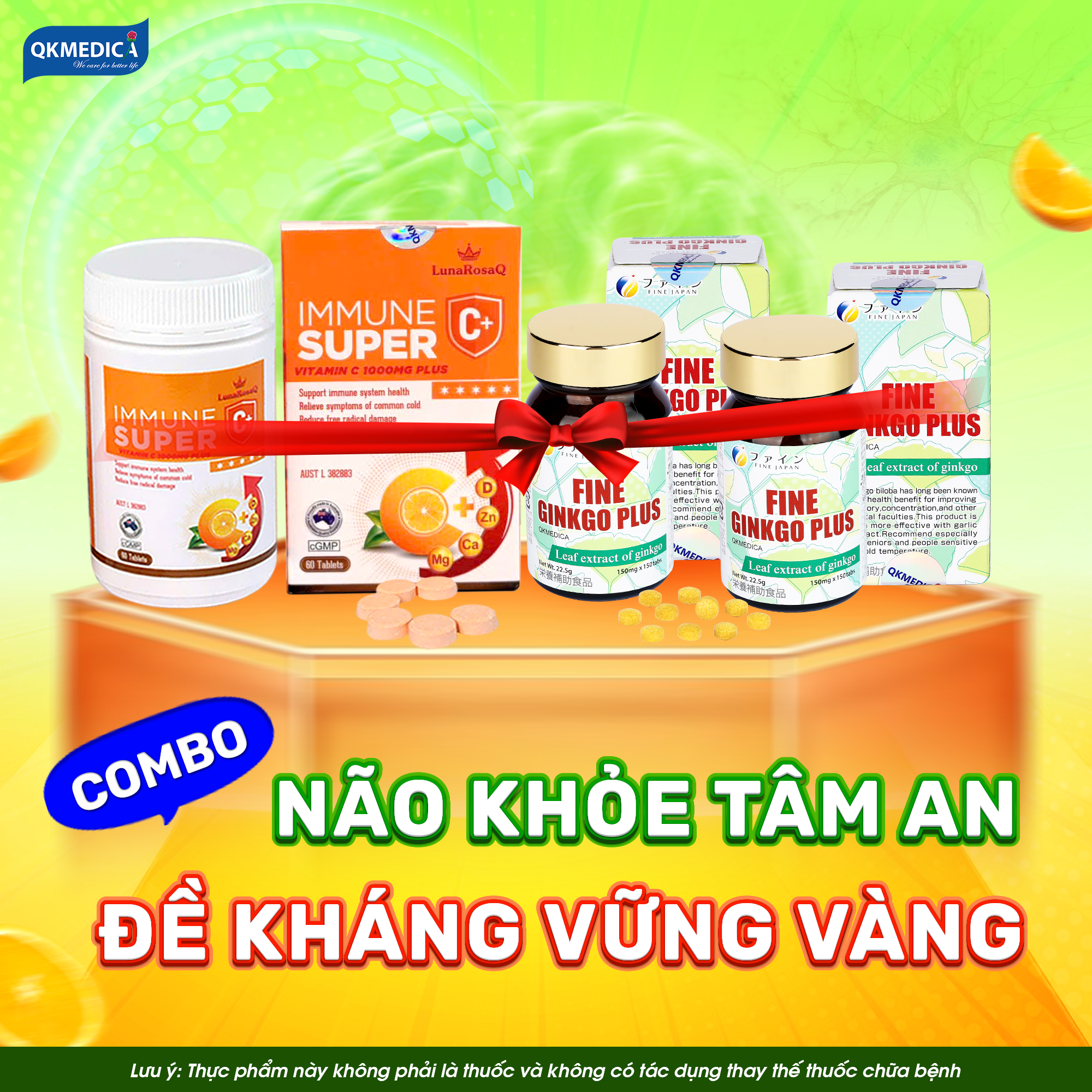 Combo não khỏe tâm an - Đề kháng vững vàng - Phân phối chính hãng