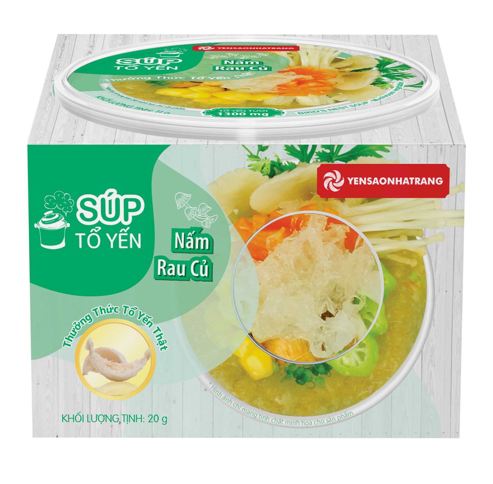 Súp tổ Yến Nấm Rau Củ - Phân phối chính hãng