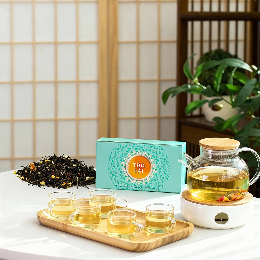 Trà Lài Sunbeleaf - Hương Thơm Dịu Nhẹ, Mang Lại Cảm Giác Thư Thái Mỗi Ngày - Hộp 20 Gói Túi Lọc