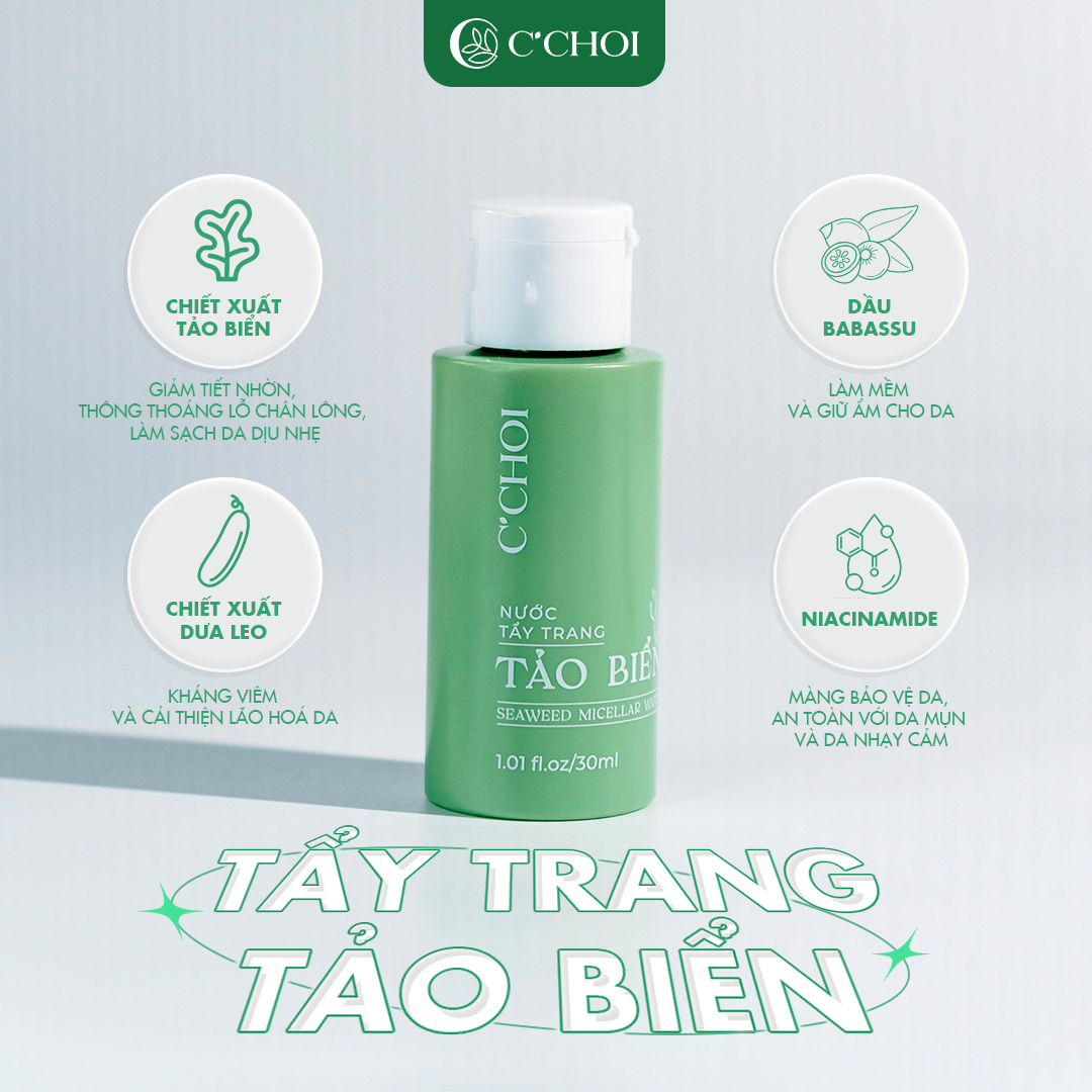 Bộ sản phẩm làm sạch da C’Choi - Minikit