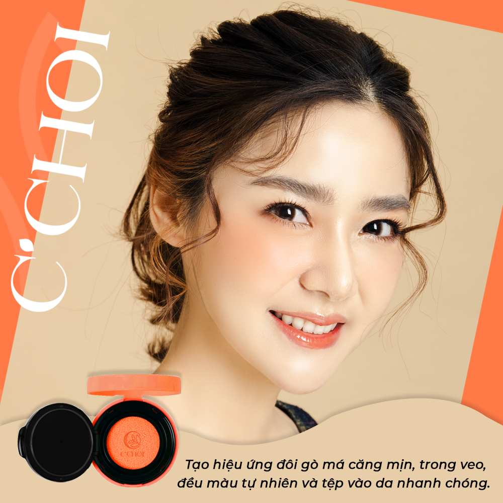 Phấn Nước Má Hồng C’Choi - Slim Cushion Blush