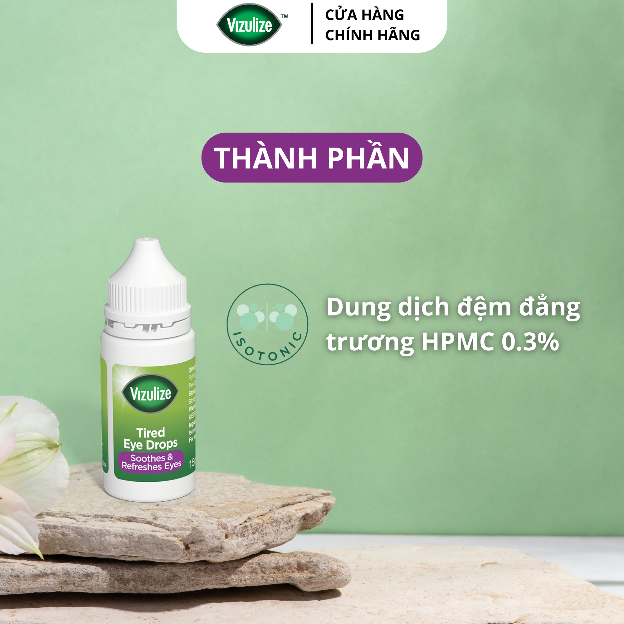 Dung dịch nhỏ mắt Vizulize giảm mệt mỏi mắt - 2