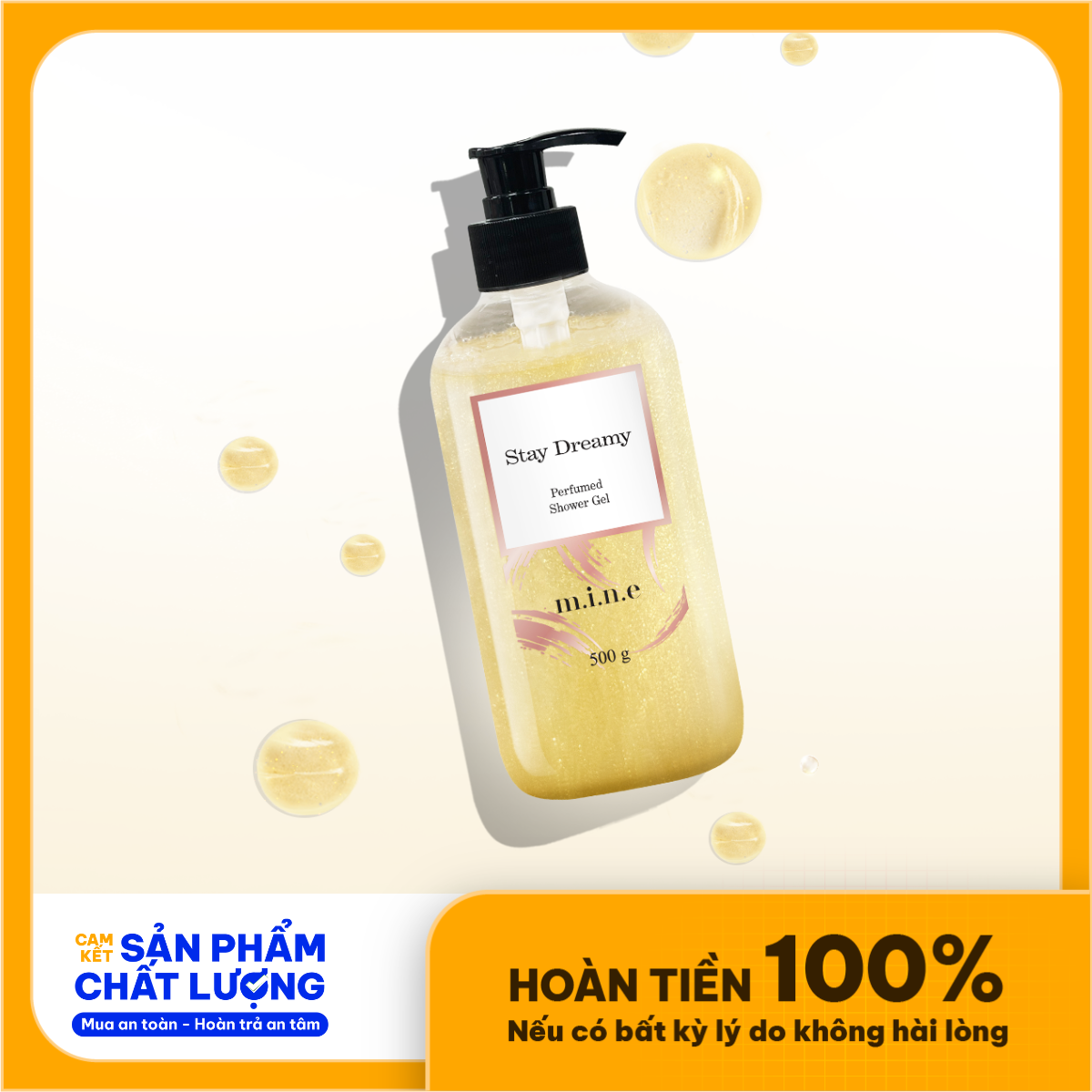 Gel tắm Mine Stay Dreamy Perfumed Shower Gel 500g-duoc-ban-tai-Siêu Thị Ánh Nguyệt