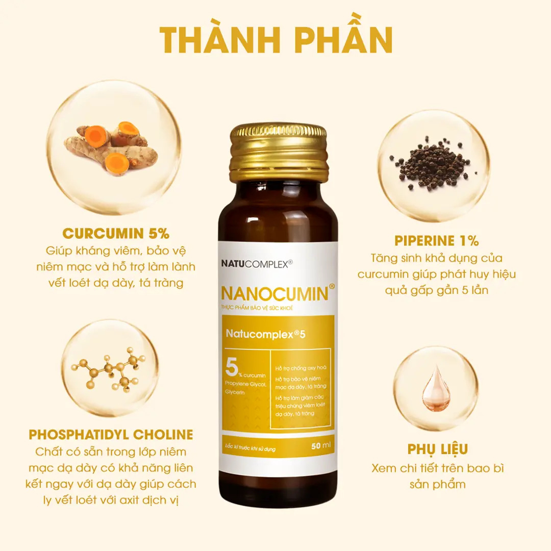 Thực phẩm bảo vệ sức khỏe NANOCUMIN (Hộp 1 lọ 50ml)