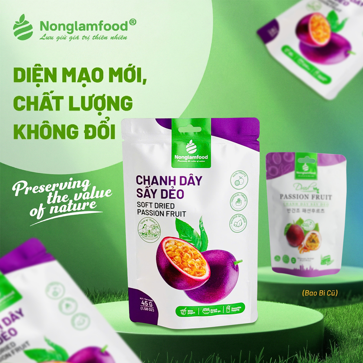 Chanh dây sấy dẻo túi 45g - Phân phối chính hãng