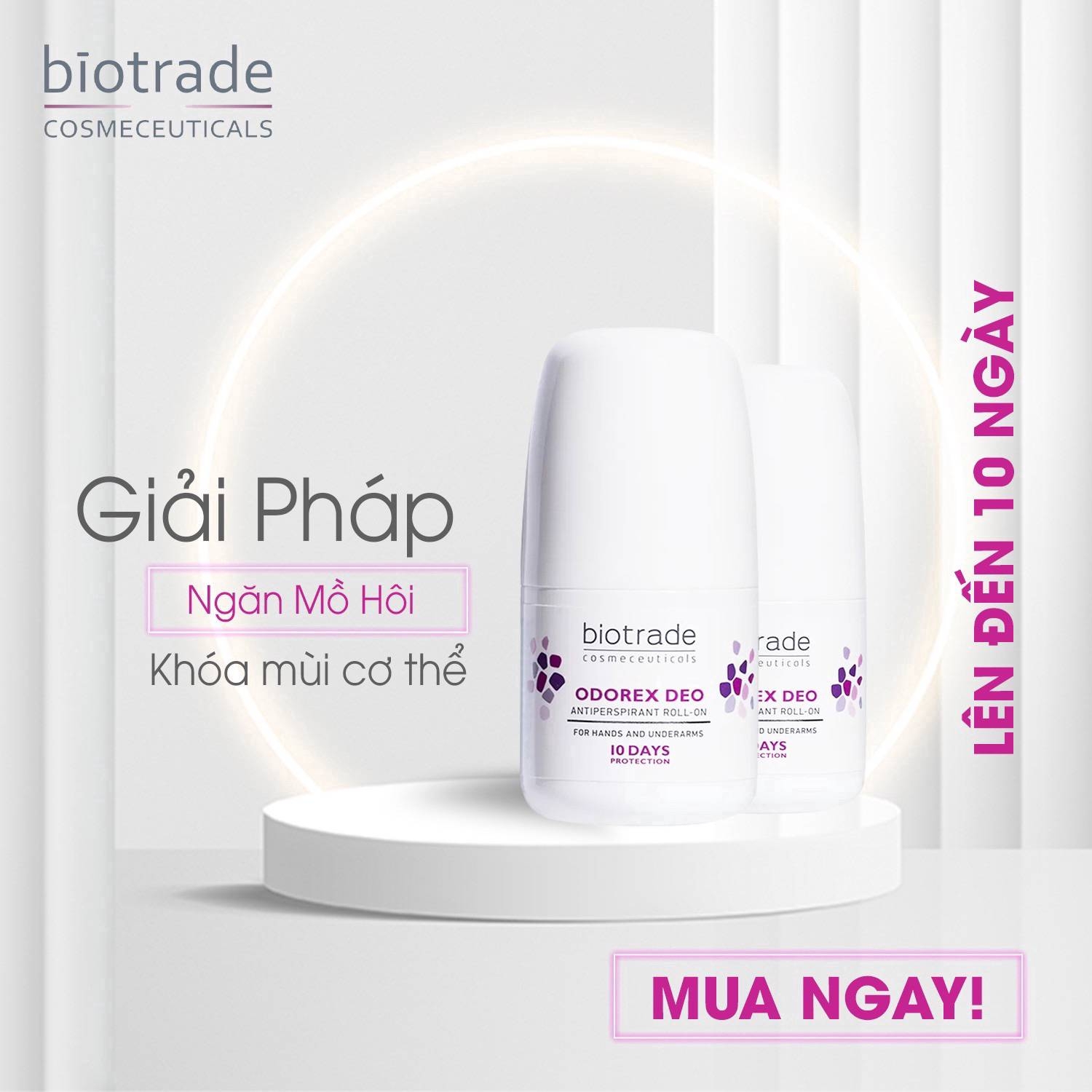 Lăn khử mùi Odorex Deo antiperspirant roll-on 40ml - Phân phối chính hãng