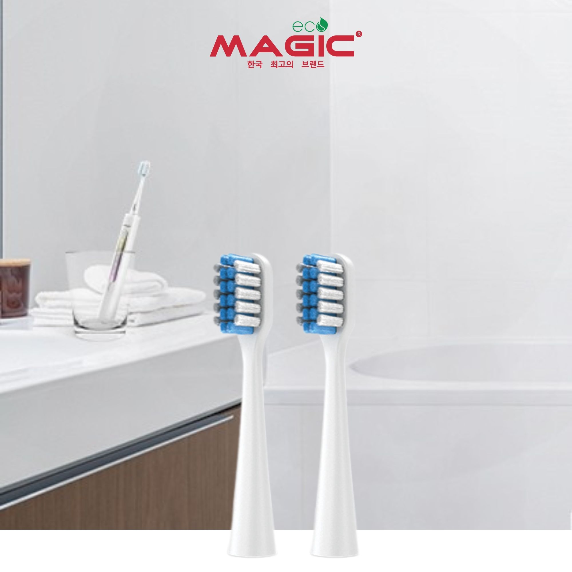 Đầu bàn chải điện Magic Eco Pro-51 màu trắng