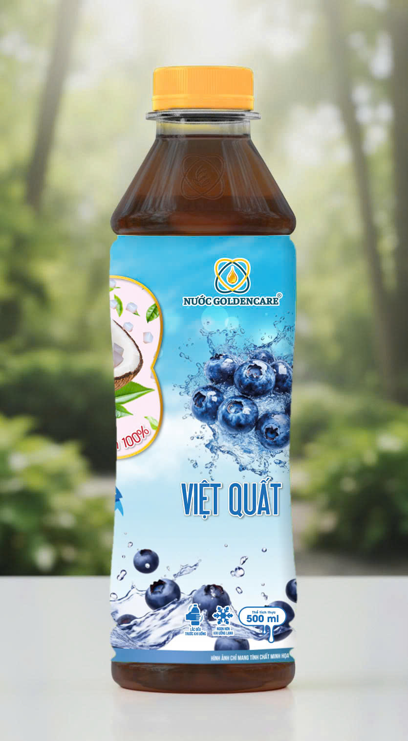 THÙNG 24 CHAI NƯỚC GOLDENCARE - VIỆT QUẤT 500ml