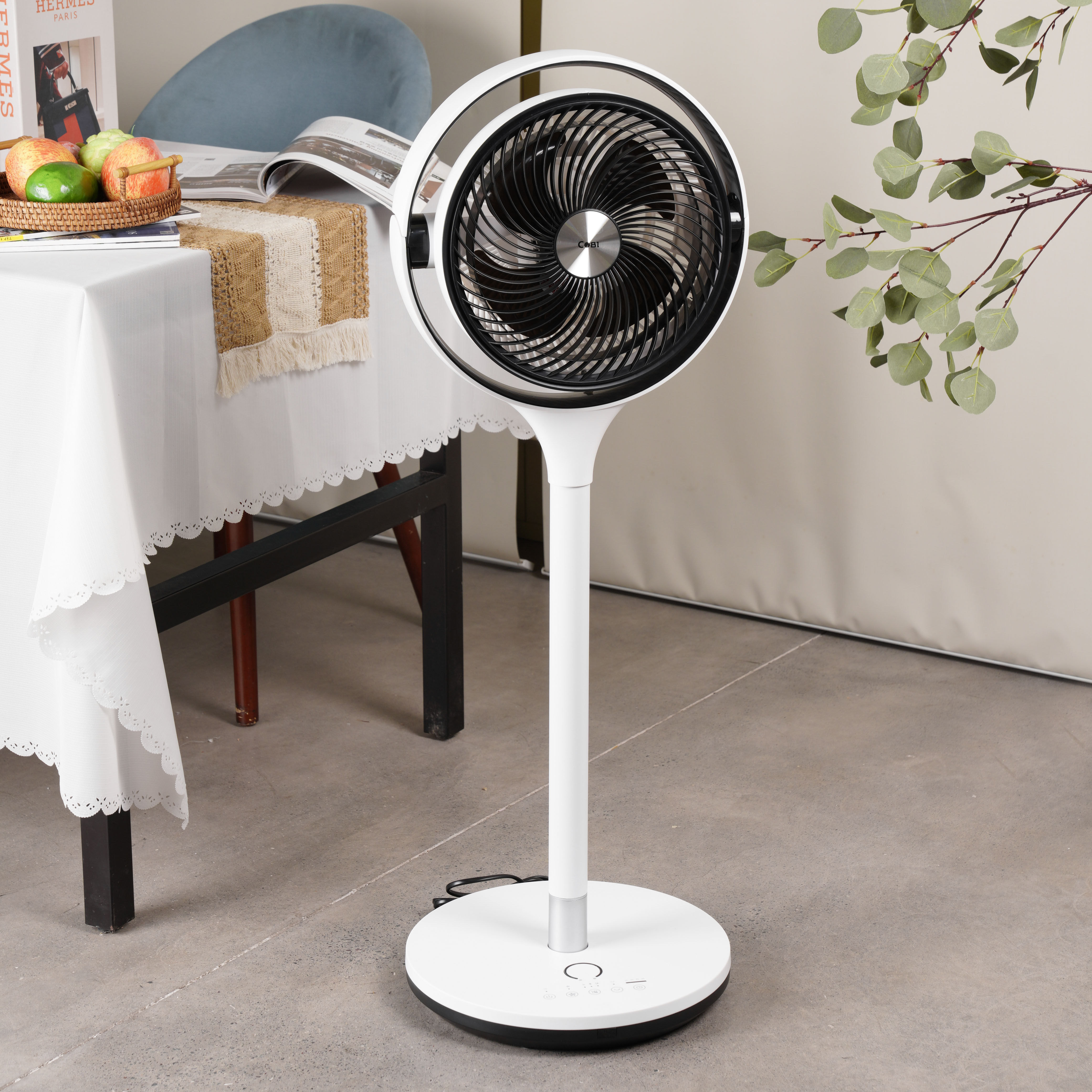 Quạt đứng tuần hoàn không khí 10" COBI - Điều khiển từ xa, Điều chỉnh góc xoay linh hoạt_341730