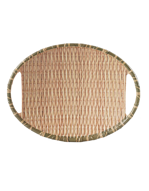 Dĩa mây tre đan oval có tay cầm Size 30.5_JM181001_378160 - Phân phối chính hãng