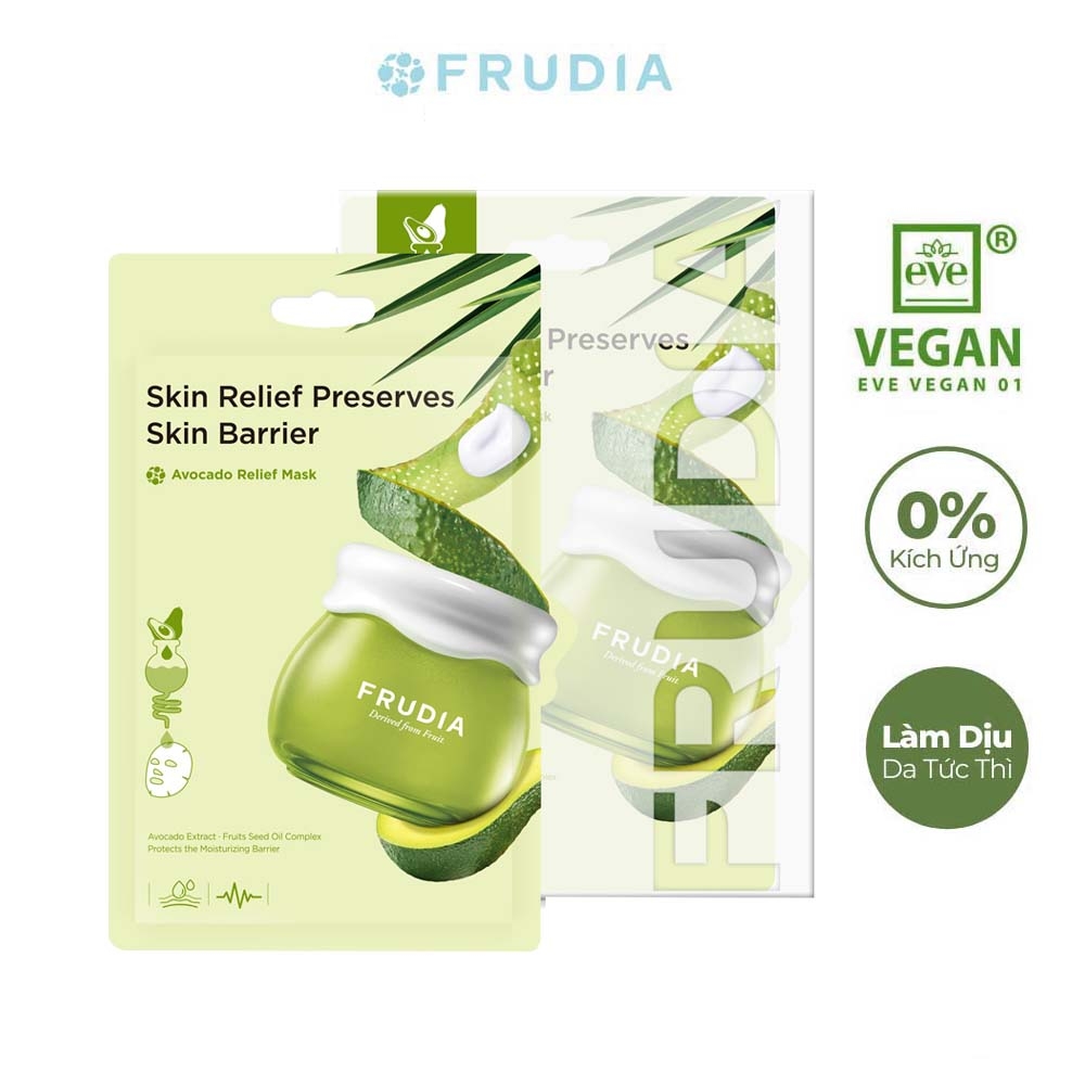 Mặt Nạ Trái Bơ Frudia Avocado Relief Mask 20ml-duoc-ban-tai-Siêu Thị Ánh Nguyệt