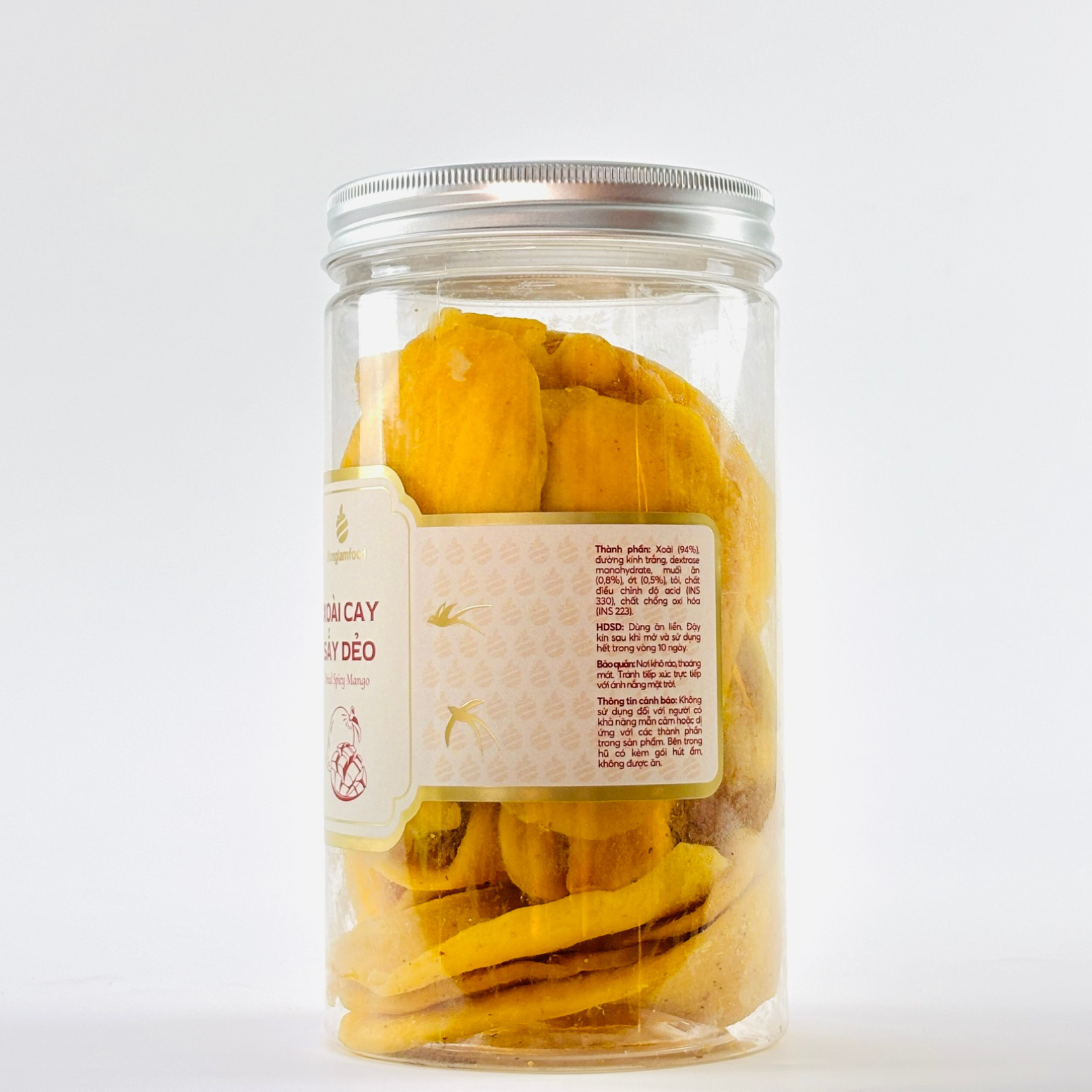 Xoài Cay Sấy Dẻo - Hũ 454g