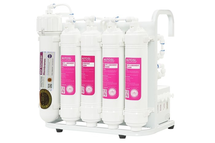 Combo máy chuyển đổi ion kiềm hydrogen Mutosi MD-199H & Máy lọc nước để gầm 11 lõi Mutosi MP-1101
