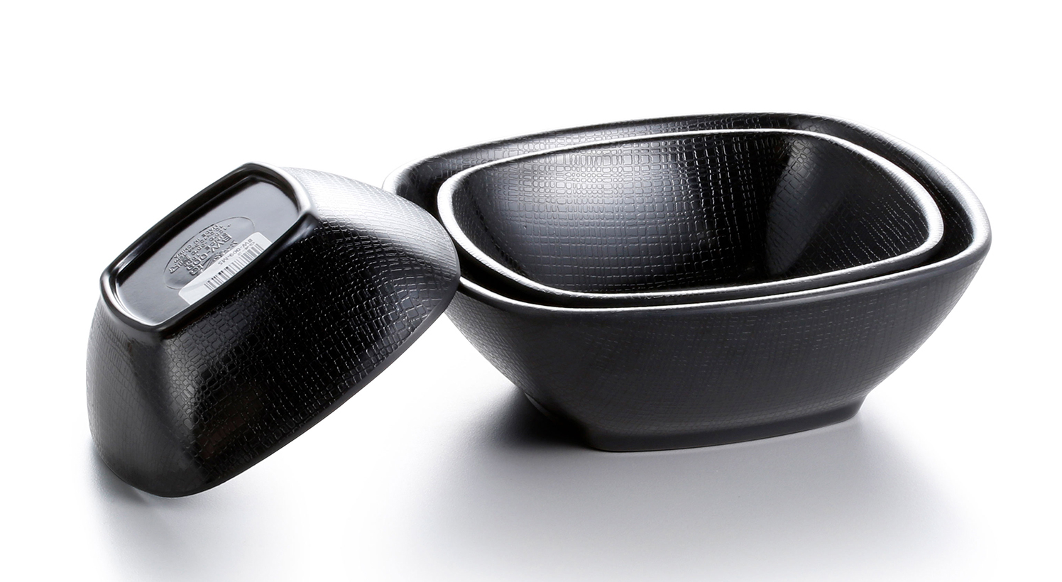 Tô đen Yangge vuông có vân Size 175*175*55mm_378215_BW-011 - Phân phối chính hãng