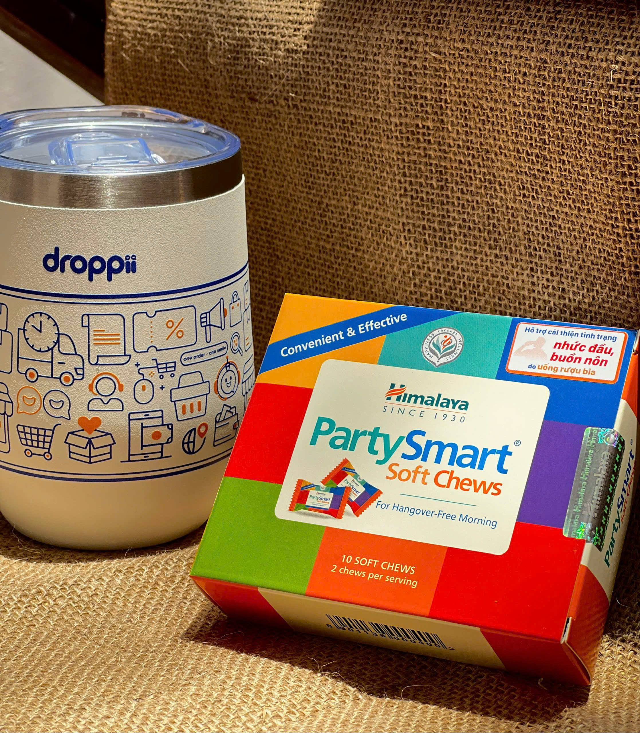 Hộp 10 viên Viên kẹo Party Smart hỗ trợ giảm buồn nôn, khó chịu sau tiệc tùng - 3