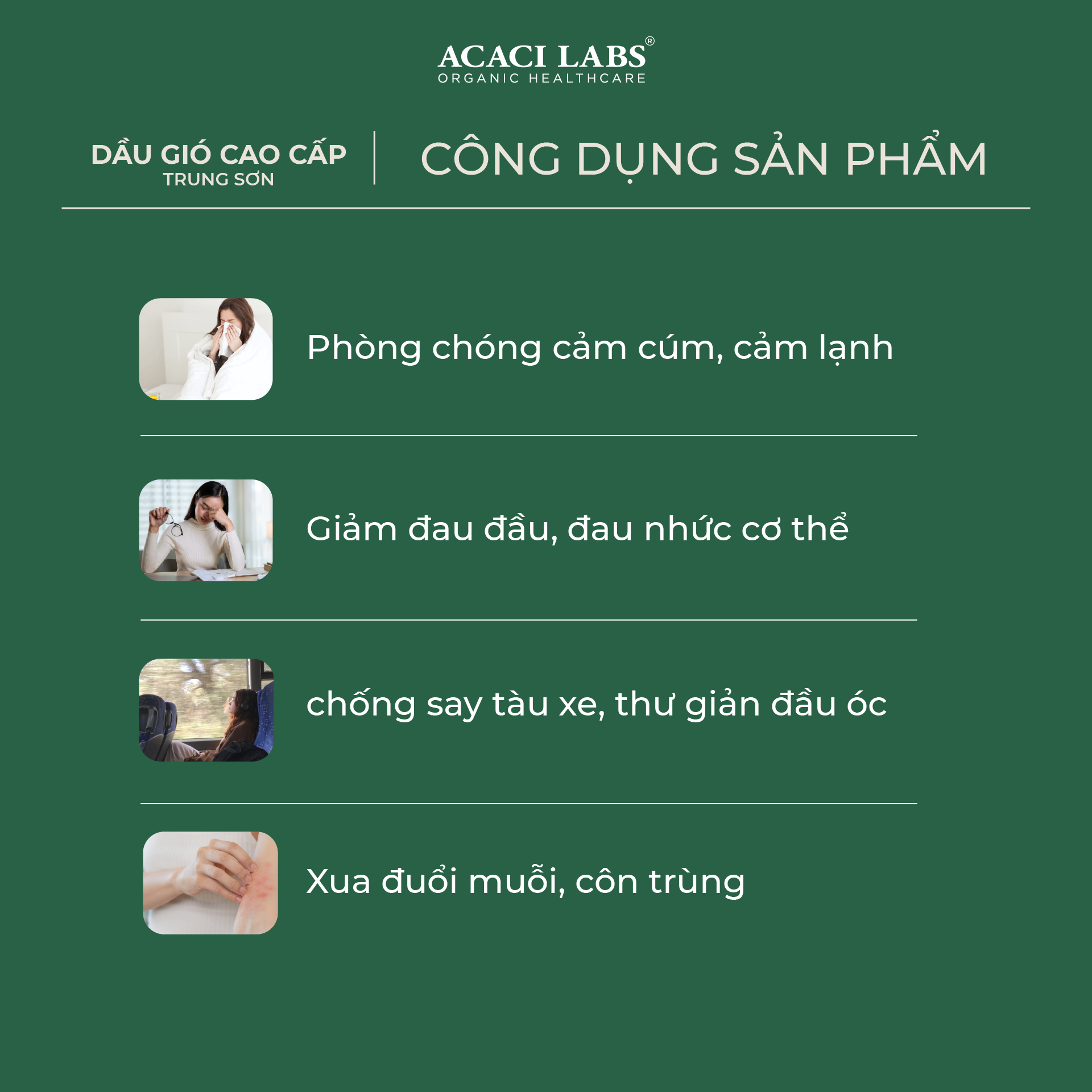 Dầu gió cao cấp Trung Sơn chai 7ml (Hỗ trợ giảm nhức đầu, say tàu xe, chóng mặt, ngạt mũi) - 3
