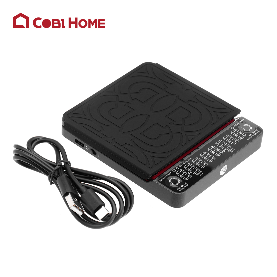 Cân điện tử E-smart-Đen đo lường gia vị nhà bếp_334001