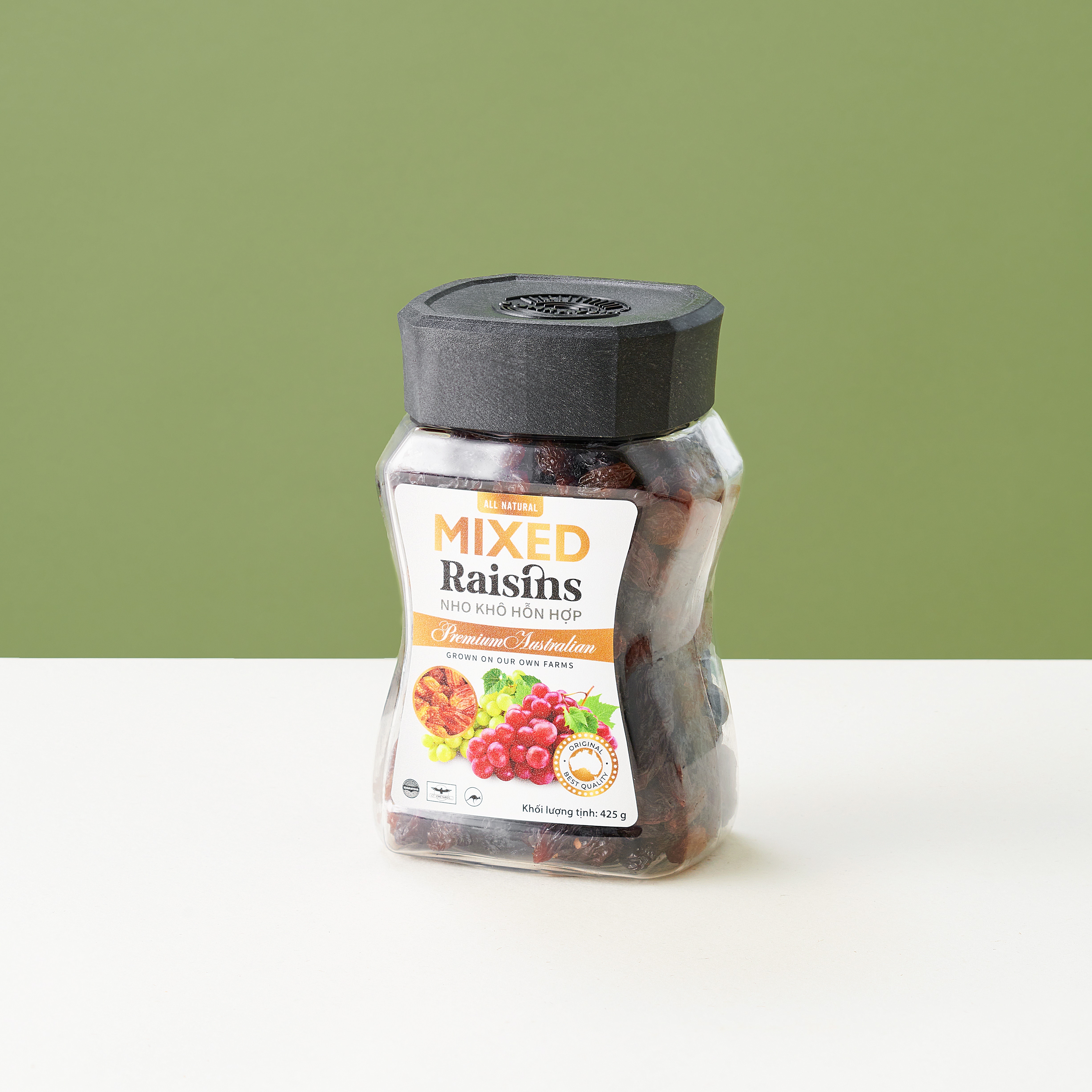 Nho khô hỗn hợp nhập khẩu Úc (hũ 425g) - Phân phối chính hãng