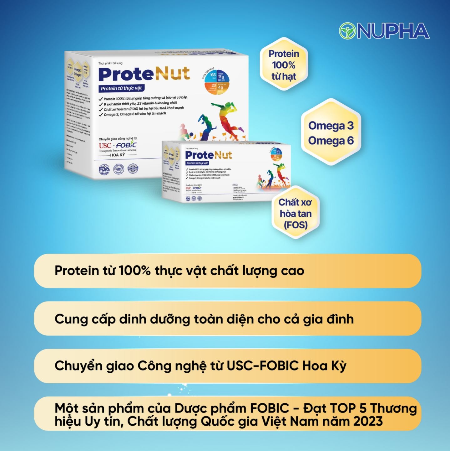 Protein từ thực vật PROTENUT dinh dưỡng toàn diện cho cả gia đình (hộp 14 gói x 40g) - 4