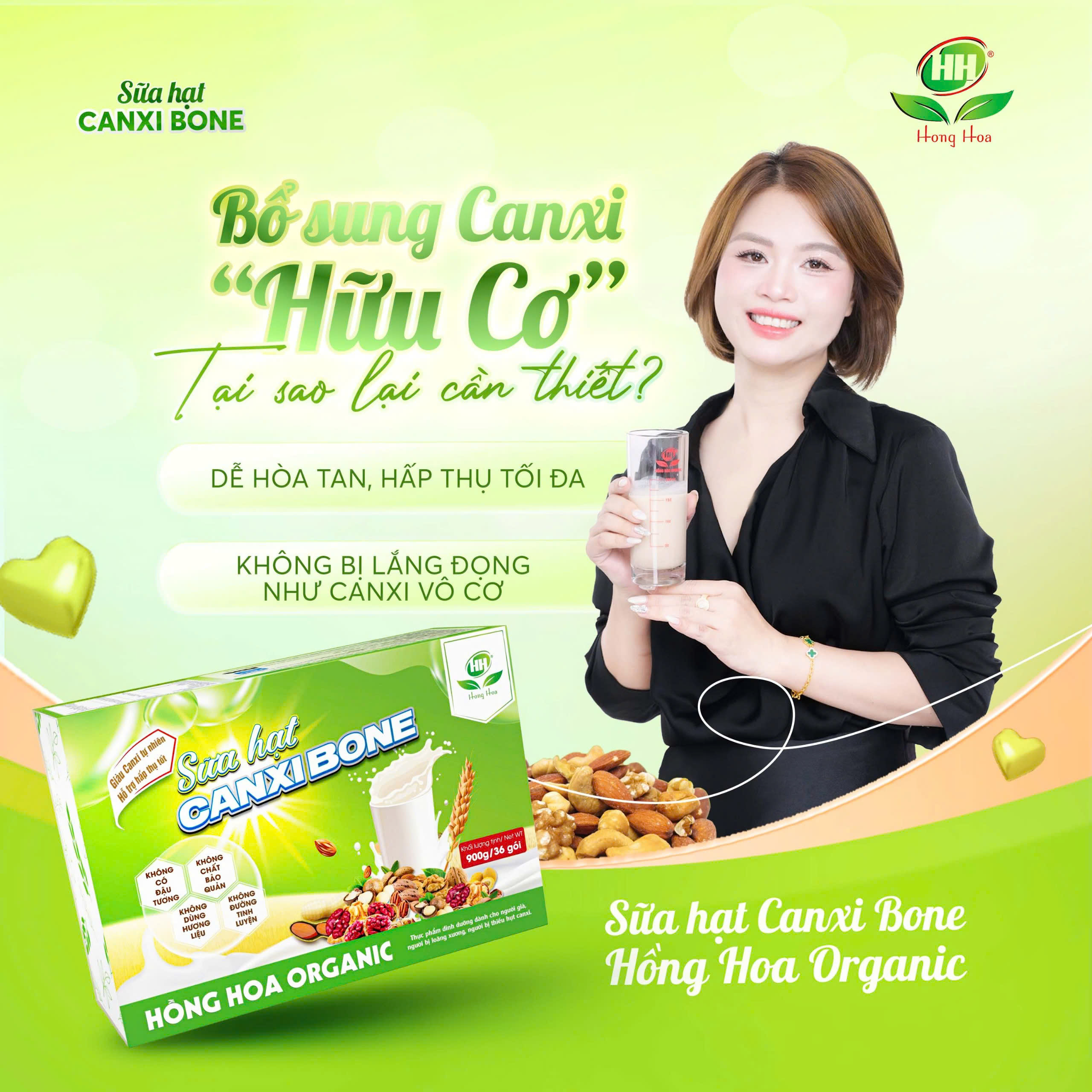 Sữa hạt Canxi Bone – Sữa hạt bổ sung canxi thuần chay