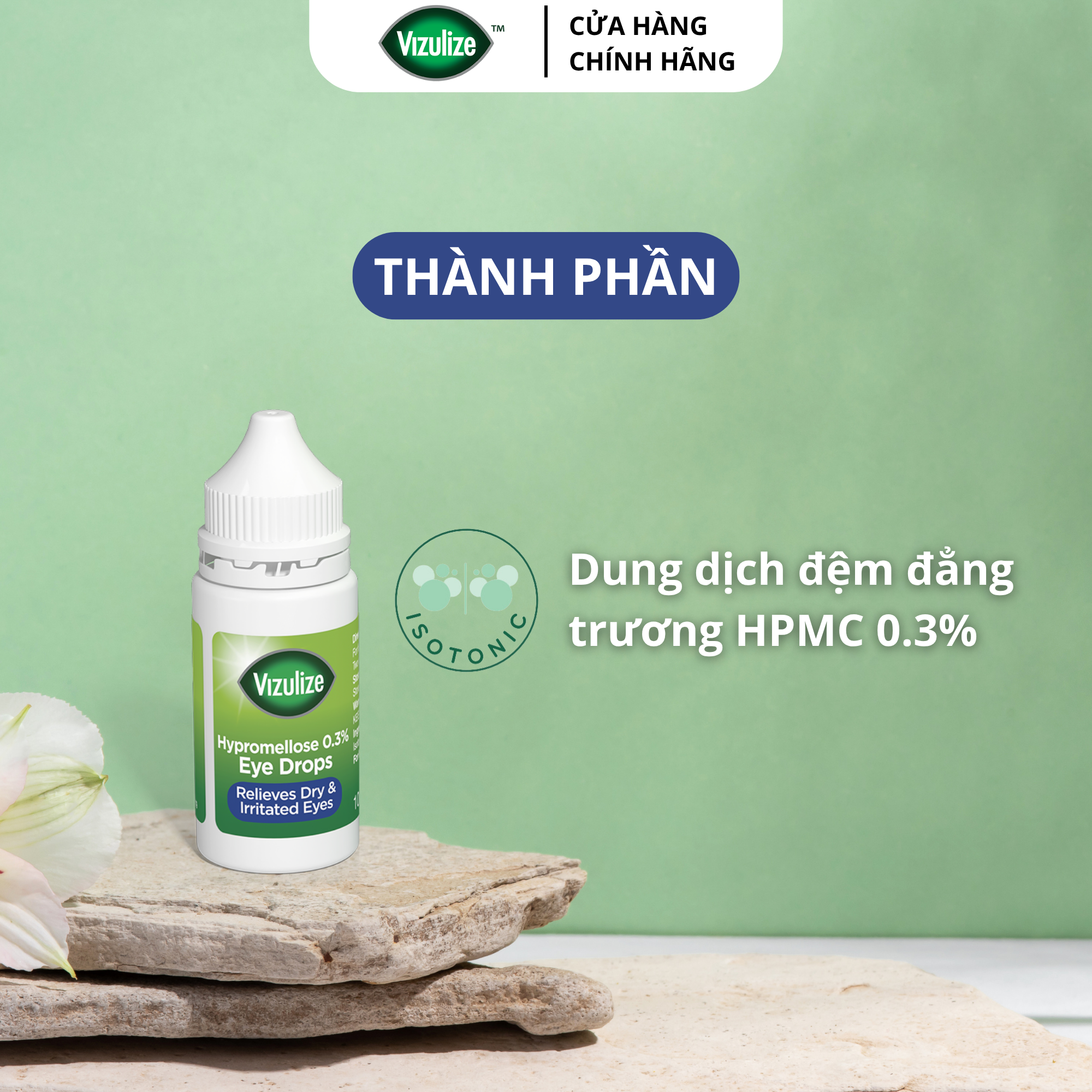 Nước mắt nhân tạo Vizulize Hypromellose 0.3%